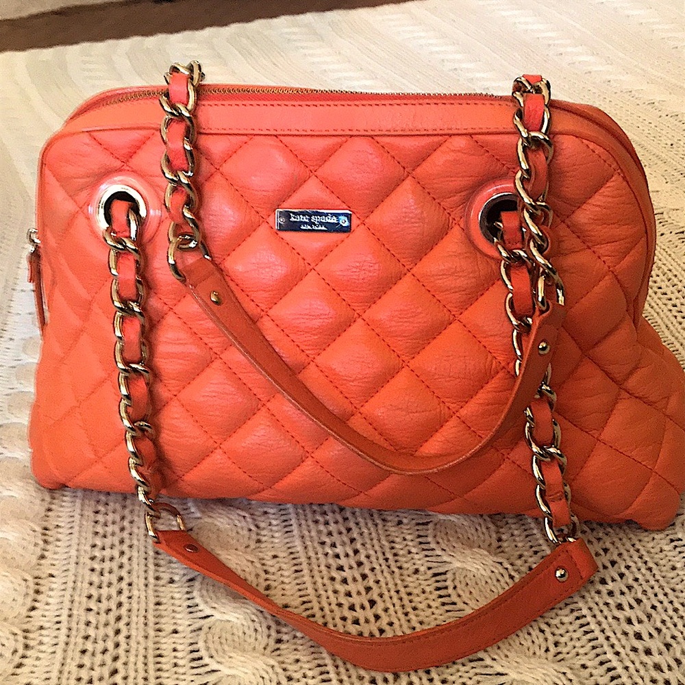 Kate Spade Quilted Leather Satchel